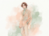 Menswear Romance & the Gay Glow-Up: What Queer Fashion Is Actually Doing Right Now Menswear romanticism editorial illustration