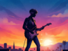 The Queer Music Takeover of July 2026: Steve Lacy, Syd, Kelela, and a Summer That Won’t Shut Up Bisexual musician silhouette against sunset gradient