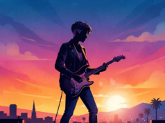 The Queer Music Takeover of July 2026: Steve Lacy, Syd, Kelela, and a Summer That Won’t Shut Up Bisexual musician silhouette against sunset gradient