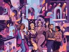 What’s Actually Happening in Gay Culture Right Now (2026 Edition) Editorial illustration representing gay culture trends in 2026