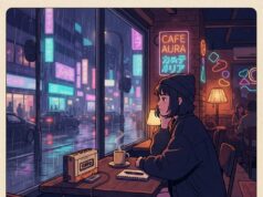 Sounds of the Silo: 6 Queer Music Releases Saving Us From Summer Boredom Lofi night cafe queer R&B illustration