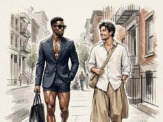 The Inseam Wars, Muppet Chic, and the Death of Pants: The 2026 Gay Fashion Spotlight Micro-shorts vs Bermudas fashion illustration
