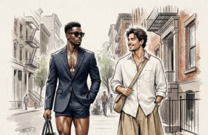 The Inseam Wars, Muppet Chic, and the Death of Pants: The 2026 Gay Fashion Spotlight Micro-shorts vs Bermudas fashion illustration