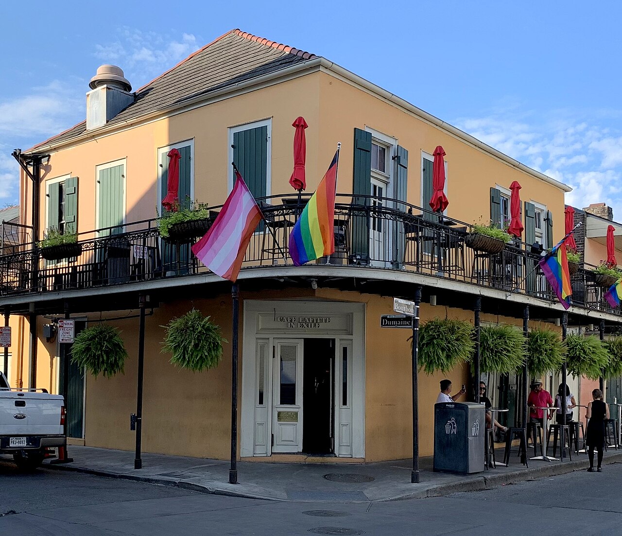 Cafe Lafitte in Exile, a historic gay bar in New Orleans' French Quarter