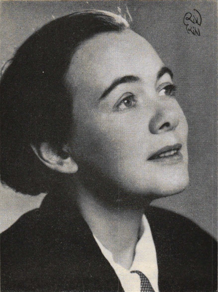 Portrait of Swedish poet Karin Boye by photographer Anna Riwkin-Brick