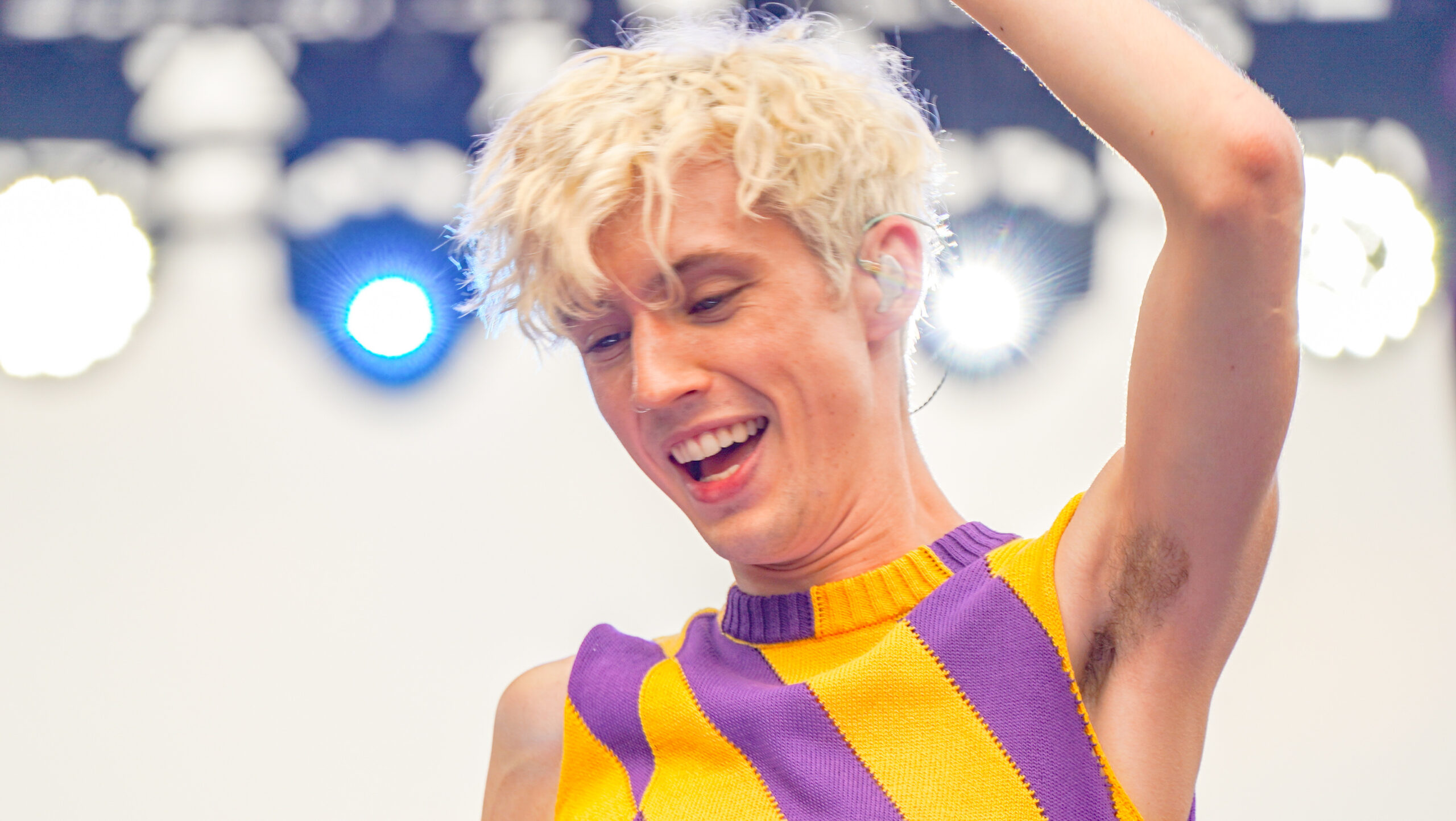 Troye Sivan performing at Capital Pride